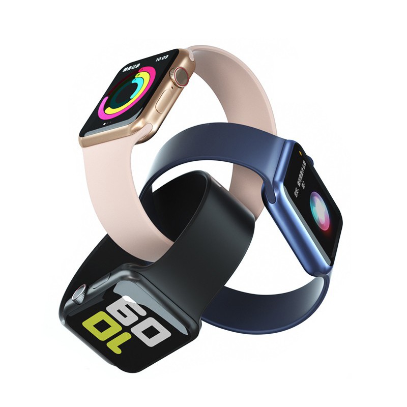 Nam Nữ Co Giãn Dây Đeo Đồng Hồ Silicon Lỏng Tích Hợp Dây Đeo Thiết Kế Không Khóa Thích Hợp Cho Apple Watch SE3 S9 S8 SE S7 S6 38mm 40mm 44mm 41mm 45mm Dây Đeo Cổ Tay