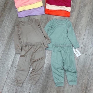 Bộ dài tay thun lạnh peekaboo cho bé