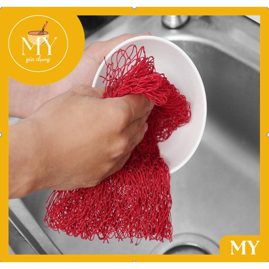 Miếng lưới rửa chén bát, đĩa Cao cấp siêu bền tiện dụng đa năng - cước chà