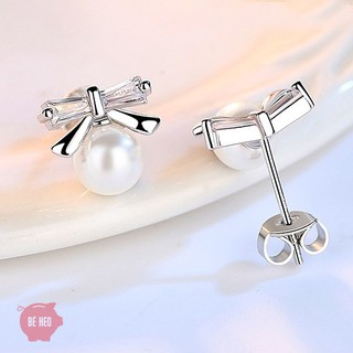 Bông tai ngọc nơ nhân tạo BHBT109