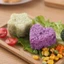 set 7 Khuôn Cơm,Khuôn Làm Cơm Nắm, Khuôn Tạo Hình, Khuôn làm bánh xinh xắn, an toàn, tiện dụng cho bé