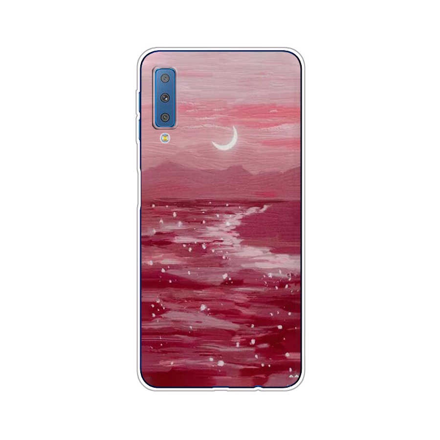 Ốp Điện Thoại TPU Dẻo In Họa Tiết Độc Đáo Thời Trang Cho Samsung Galaxy a7 2015 a7 2016 a7 2017 a7 2018