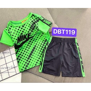 [7-11kg] Set đồ Bộ 3D Đùi Bé Trai in hình logo cực ngầu cho bé nhỏ