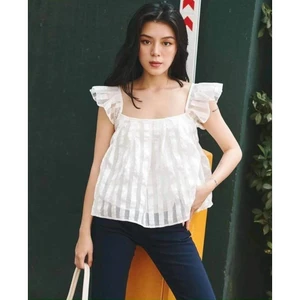 ÁO TRẮNG BABYDOLL XÒE CỰC XINH CHO MÙA HÈ - DOTI TOP
