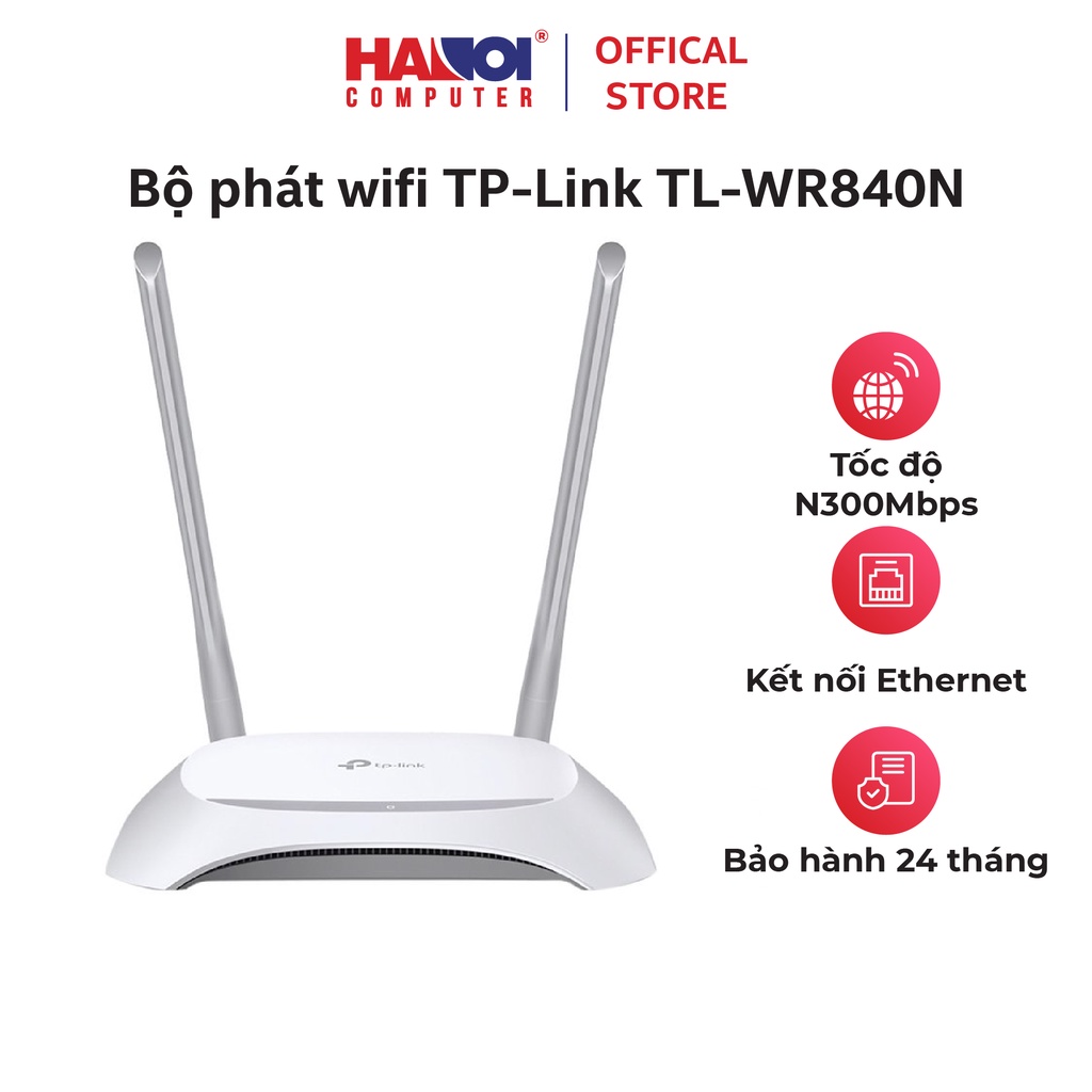 Bộ phát wifi TP-Link TL-WR840N Wireless N300Mbps, Công nghệ CCA cho tín hiệu Wi-Fi ổn định