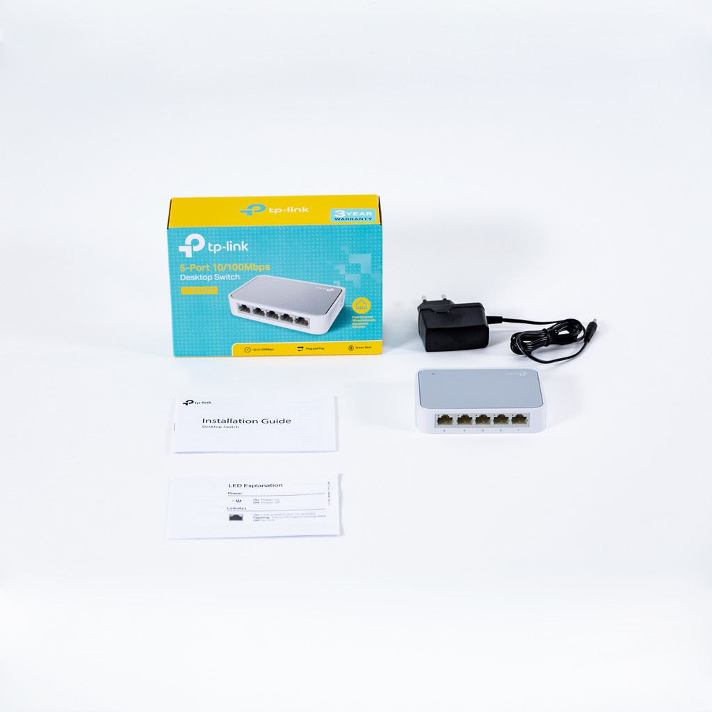 Ảnh Bộ Chia Tín Hiệu TP-Link TL-SF1005D 5 cổng Switch 5 ports 10/100Mbps 4