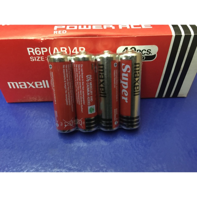 1 hộp pin maxell 10 vỉ x4 | Shopee Việt Nam