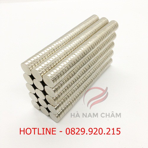 nam châm viên tròn kích thước phi 12 mm dày 3 ly mạ nikel | Shopee Việt Nam