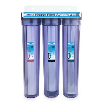 Bộ lọc nước 3 cấp lọc 20 inch tiêu chuẩn