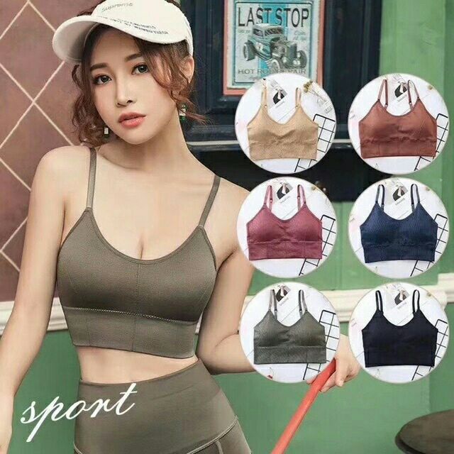 Áo bra 2 dây mẫu mới chất cotton hàng hot