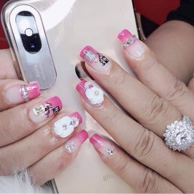 Hoa bột trang trí nail mẫu 7-12