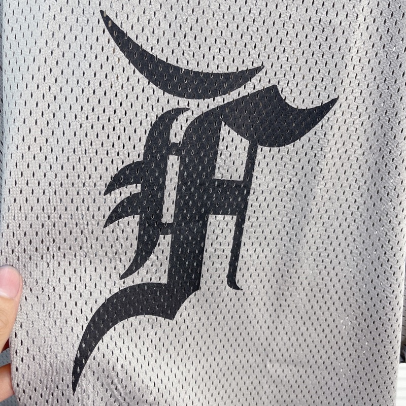 ⚡️[BEST QUALITY] - Áo FEAR OF GOD UNION 5th Mesh Tee Grey