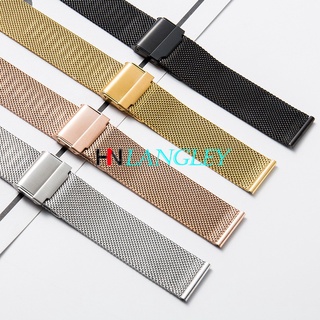 Dây Đeo Inox Milanese Cho Đồng Hồ Thông Minh Daniel Wellington 12/13/14/16/17/18/19/20/22Mm