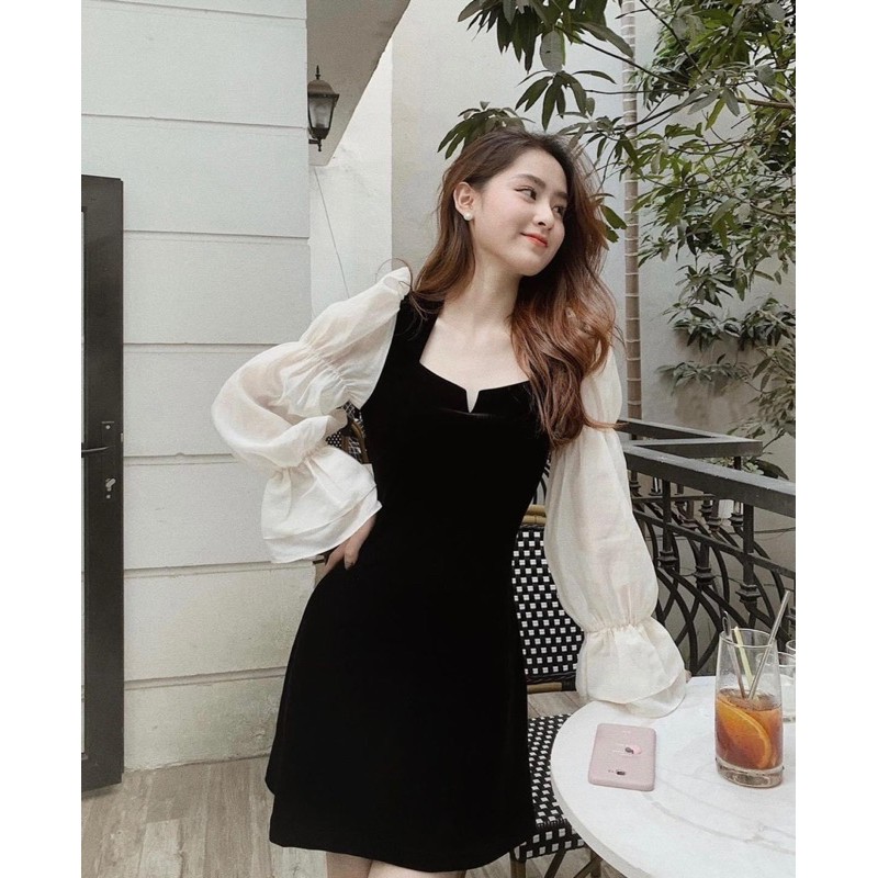 Đầm Bạch Tuyết Đen main image 1