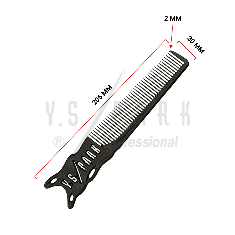 Ảnh Lược kê tông YS PARK YS-209 lược cắt tóc cao cấp chịu nhiệt cho barber - hàng chính hãng nhập khẩu từ Nhật Bản 3