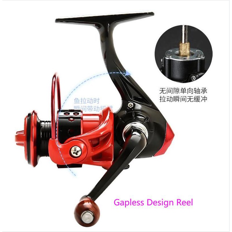 12 + 1bb Gapless Mini Fishing Reel Ice bè thuyền Pancing Nhỏ 500 Mồi Giải Quyết mesin ubang mesen mancing Tôm