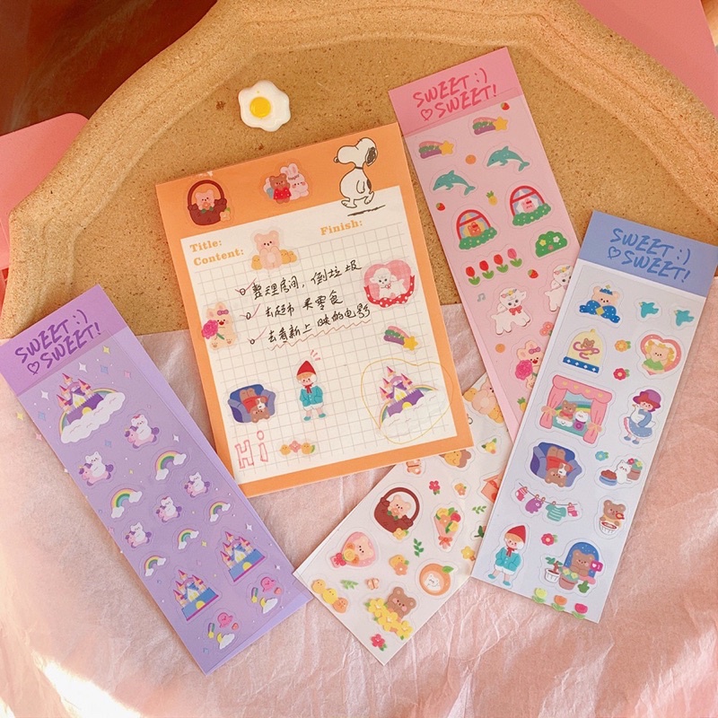 Sticker trang trí con vật dễ thương | Shopee Việt Nam
