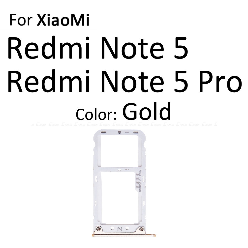 Khay Đựng Thẻ Sim / Thẻ Nhớ Micro SD Thay Thế Chuyên Dụng Cho XiaoMi Redmi 5 Plus Note 5 Pro