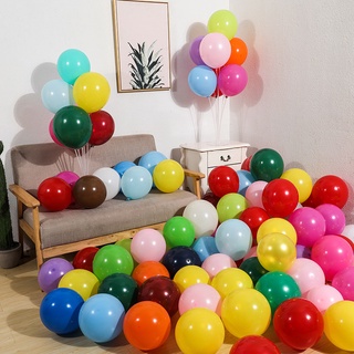 Set 100 Bong Bóng 10 Inch Nhiều Màu Sắc Dùng Trang Trí Tiệc Sinh Nhật / Đám Cưới