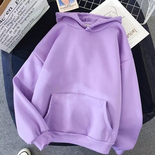 Áo hoodie nam nữ nỉ ngoại trơn, chất nỉ dày dặn mũ 2 lớp