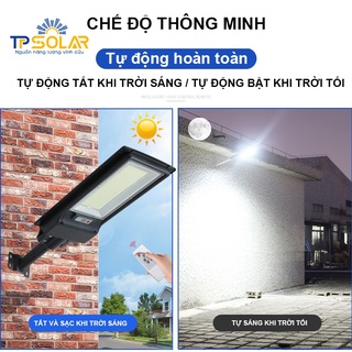 Ảnh 4 – Đèn Đường Liền Thể Năng Lượng Mặt Trời TP SOLAR 200W, Chiếu Sáng 100m2 Xuyên Đêm, Cảm Biến Chuyển Động TP.LT01.200