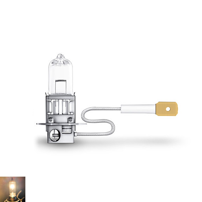 Bóng Đèn Halogen OSRAM Original Dùng Cho Xe Oto Xe Hơi Chân H3 12V 55W 64151-01B - 3200K 1450LM