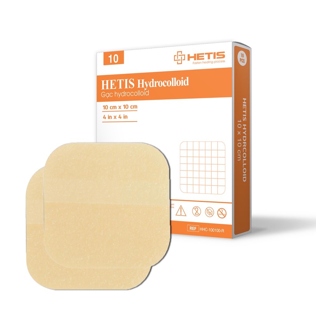 Mô tả Miếng Dán Mụn, Vết Thương ALFASEPT HETIS HYDROCOLLOID Giúp Thấm hút Dịch, Loại Bỏ Những Mô Chết, Ngăn Ngừa Sẹo - 2