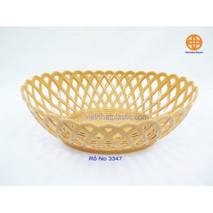 Rổ nhựa giả đan mây trẻ
