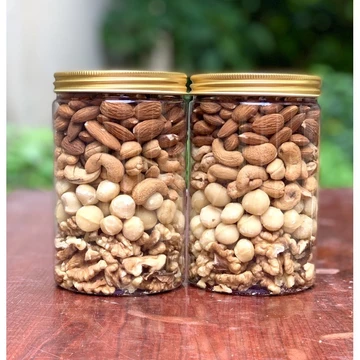Combo 500gr hạt dinh dưỡng mix 4 loại (hạnh nhân, óc chó mỹ, nhân mắc ca, điều nguyên )- hạt mix dinh dưỡng