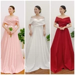 VÁY CƯỚI ĐI BÀN TRỄ VAI  CÔ DÂU SIÊU XINH( có sẳn)full size S/M/L/XL ( nhận may theo số đo) ẢNH  VIDEO SHOP TỰ CHỤP 100 — ảnh 4