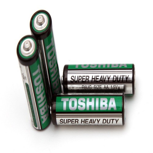 6 VIÊN PIN THAN TOSHIBA AAA - Pin đũa AAA 1,5V Toshiba R03UG - Dùng cho ...