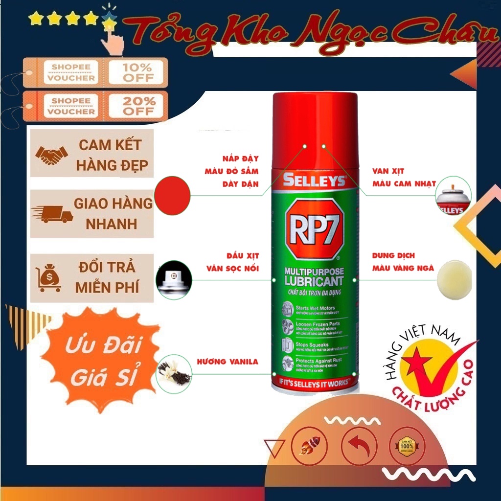 RP7 CHÍNH HÃNG - RP7 chai xịt chống rỉ sét 150G ,300G | Shopee Việt Nam