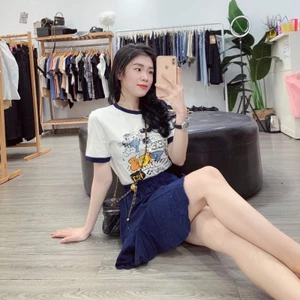 Set áo Phông Mix Chân Váy Cá tính