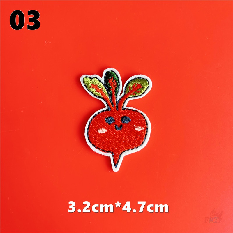 Miếng Dán Ủi Hình Củ Cải / Cà Rốt / Rau Củ / Cải Bắp / Cây Xương Rồng ...