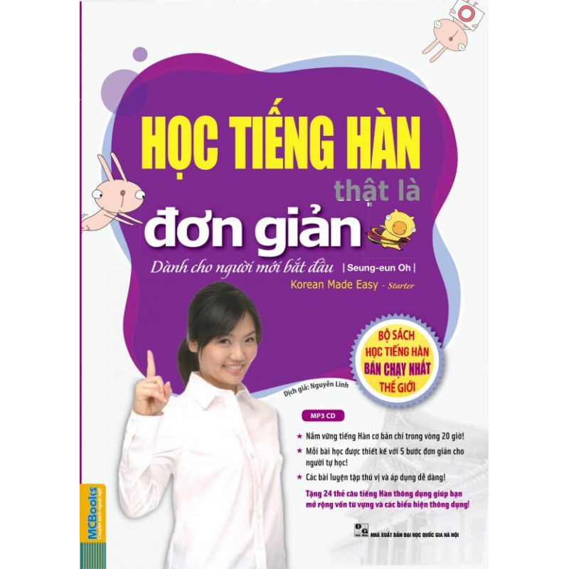 Sách Học Tiếng Hàn Thật Là Đơn Giản Dành cho Người Mới Bắt Đầu
