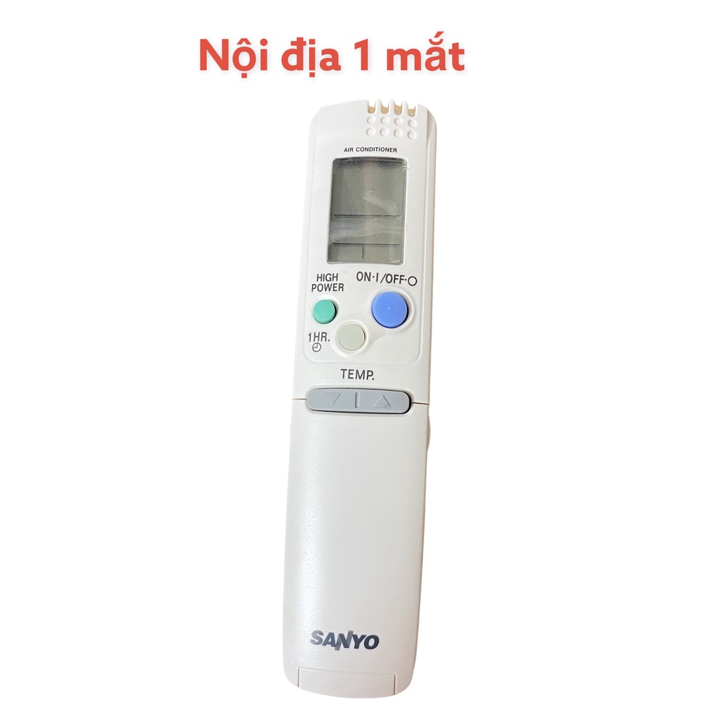Remote điều khiển máy lạnh sanyo nội địa 1 mắt và 2 mắt hồng ngoại