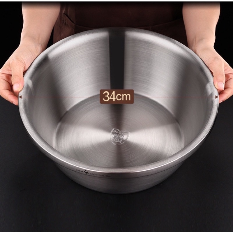 Thau inox 304 SSGP lọai mờ cao cấp đồ dùng nhà bếp