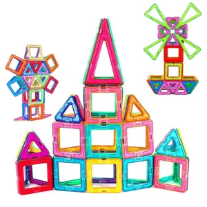 30 / 50 / 100 CÁI Khối từ tính, Khối xây dựng từ tính, Gạch từ tính Đồ chơi ma thuật cho trẻ em
