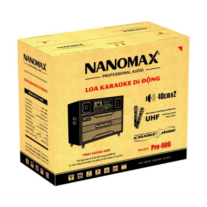 LOA KÉO TỦ BÌNH NANOMAX PRO-906 | Shopee Việt Nam