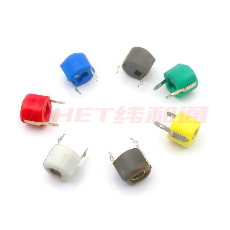 10 Tụ Điện Có Thể Điều Chỉnh Tụ Điện Nhựa Niêm Phong 6 Mm Fine-Tuning Tụ 5P 6P 20P 30P 40P 60P 120P 7 Loại Giá Trị Dung Tích Tinh Chỉnh 6MM