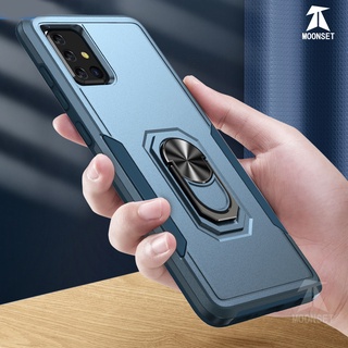 Ôp Điện Thoại Cứng Viền tpu Dẻo Kèm Giá Đỡ Nhẫn Chống Sốc / Rơi Cho samsung galaxy a51 a71 a52 a72 a53 a73 Ốp