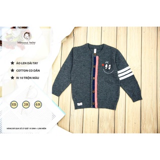 Áo len Momma cúc giữa phối viền siêu xinh cho bé | Minizon Kids