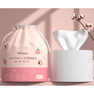 Khăn lau mặt khô đa năng tẩy trang dùng một lần mềm mại Animerry nội địa trung