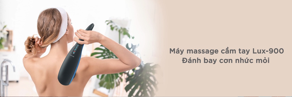 Mô tả Máy Massage Cầm Tay Đa Năng Cao Cấp KINGTECH LUX-900 - Mát Xa Toàn Thân, Chuyên Sâu Cho Lưng, Cổ, Vai, Gáy Cánh Tay - 1