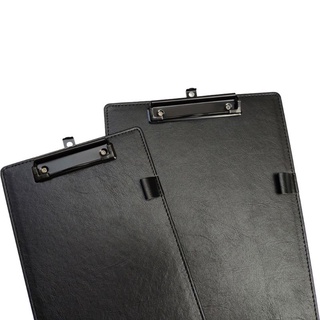 DE Da PU A5 Tập Tin Kẹp Giấy Ban Viết Miếng Lót Tài Liệu Văn Phòng Phẩm Clipboard Kẹp Thư Mục Tập Tin A5 Viết Pad Clipbo