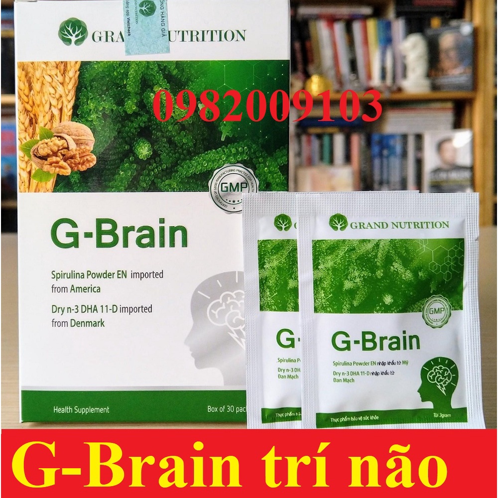 CỐM PHÁT TRIỂN TRÍ NÃO G-BRAIN 1 GÓI LẺ DÙNG THỬ (g brain Gbrain mẫu ...