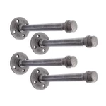 [GIÁ GỐC] kệ gỗ treo tường -  kệ ống nước kệ sách decor bằng ống săt bền đẹp trang trí nhà và quán cafe sáng tạo — ảnh 4