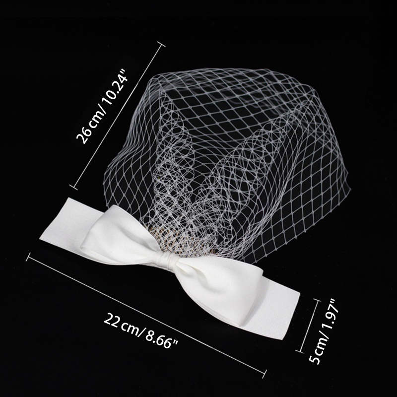Vic Fascinators Mũ Nữ Đảng Đầu Cưới Cocktail Lưới Kẹp Tóc