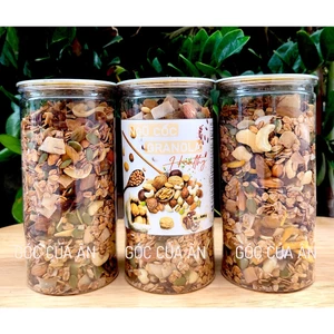 Granola Ăn Kiêng Vị CHOCOLATE Nhiều Hạt 500g- Ngũ Cốc Ăn Kiêng CHOCOLATE (35% yến mạch)
