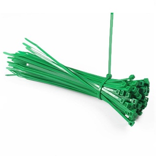 FEIYING 100 Cái / gói Dây Buộc Cáp Bền Hoàn Thiện Dây Tự Khóa Kèm